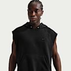 【New】Deuxieme Classe Sleeveless Pullover Nike N.A.C. Men's Dri-FIT Fleece Sleeveless Training Hoodie. Nike RO